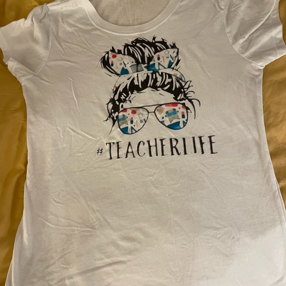 Teacher Life t shirt size large - Picture 3 of 4